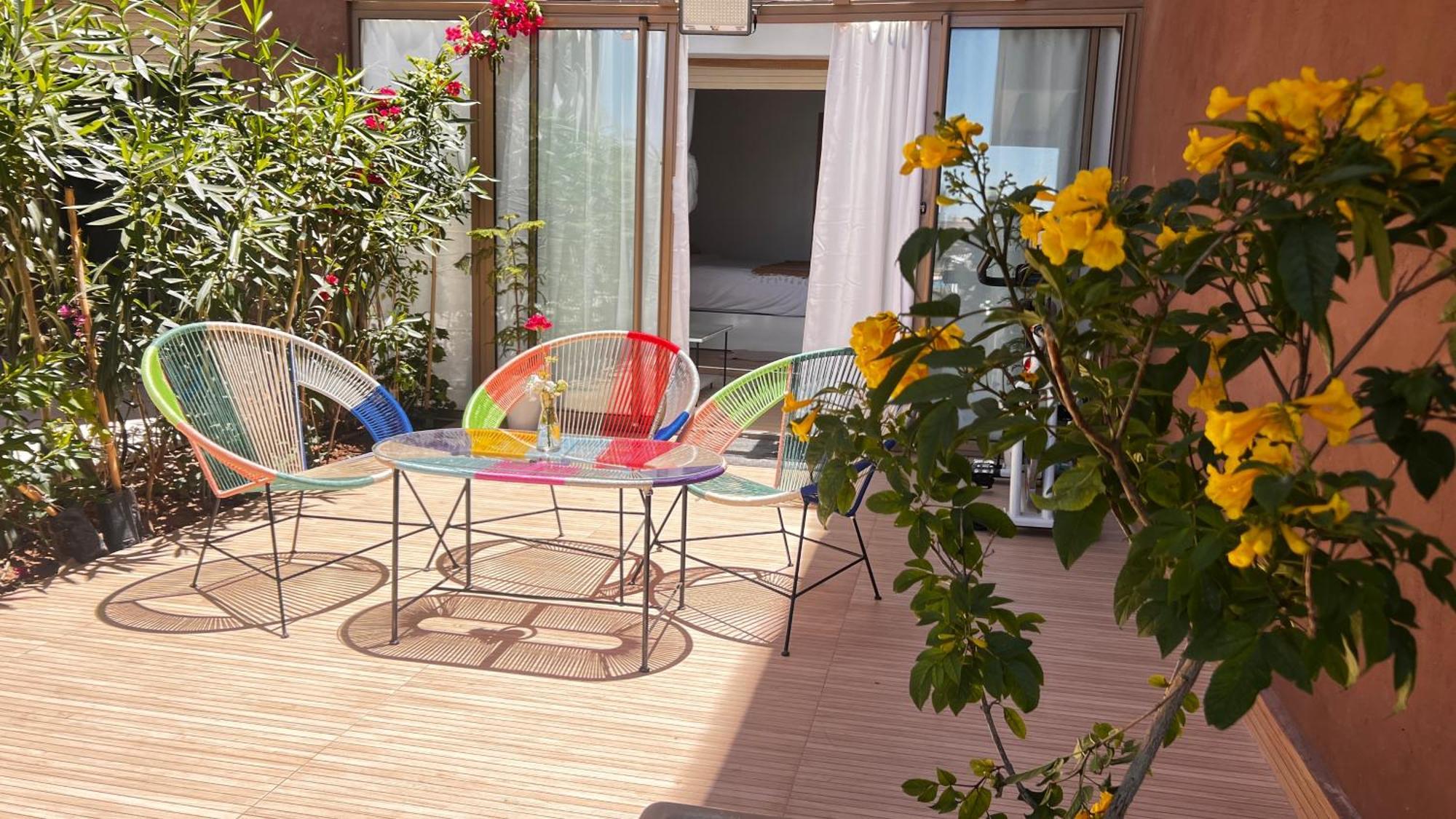 Appartement De Luxe Avec Jardin Vue Sur La Piscine Golf Securise 24H Sur 24 A 5 Minutes De L Aeroport Marrakesz Zewnętrze zdjęcie